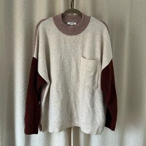 Madewell Color Block Sweater, Size 3X